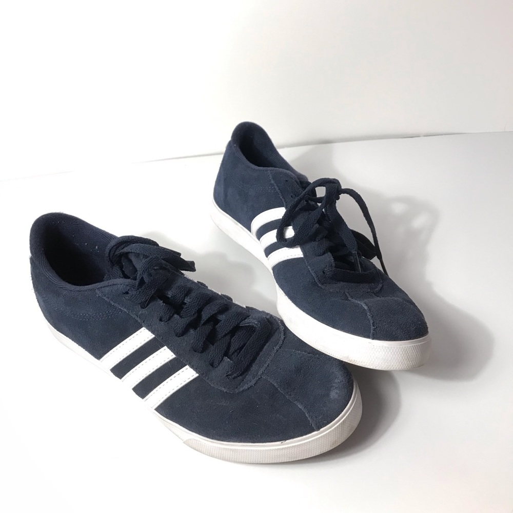 Navy blue ADIDAS shoes